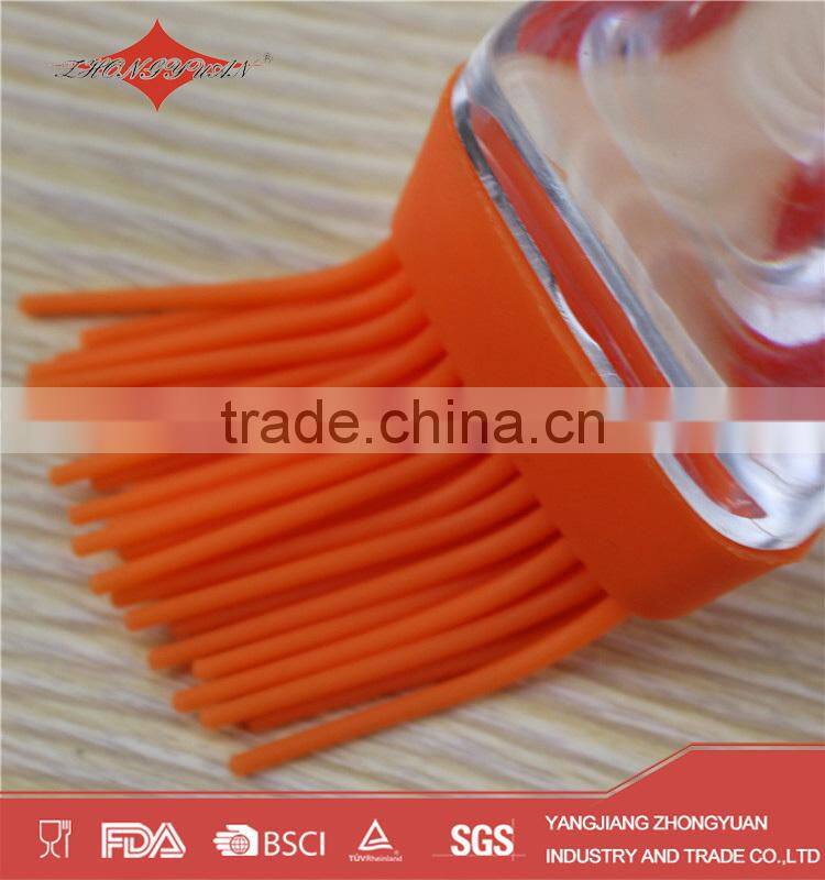Silicone kitchen tools plastic handle silicone brush