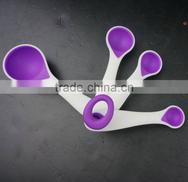 16131 SILICONE MEASURING CUPS SET CUP SPOON KITCHEN TOOL COLLAPSIBLE BAKING COOK