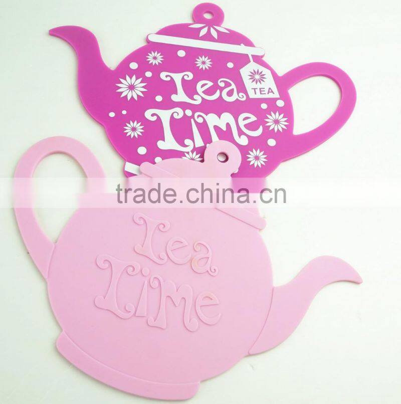 16133 kettle shape unti-skidding table silicone mat