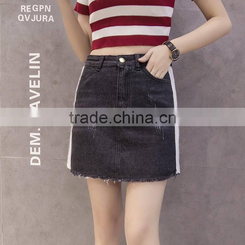 Wholesale Denim Skirts Women High Quality Denim Skirts