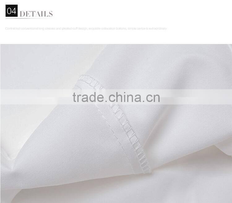 custom fashion cotton sarees lady blouses designs for hotel/bank women