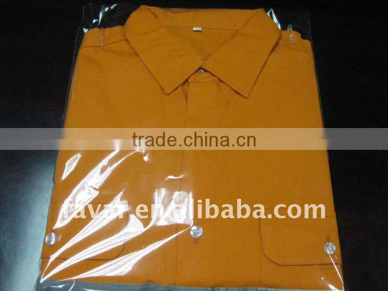 mens cotton orange uniform Shirt