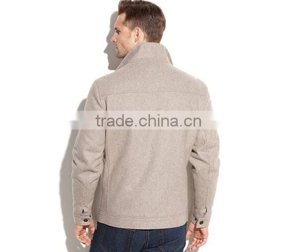 Wool-Blend Knit Bib Coat/Jacket