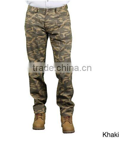 Men's Slim Fit Camo Print Pants