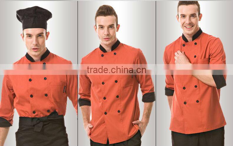 oem kitchen cotton chef coat uniform direct supplier