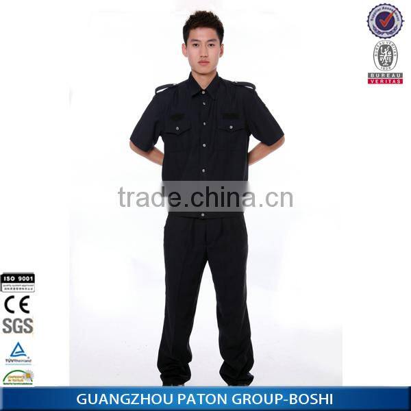 Security Uniform for Men, Factory Price Customized Security Guard Uniform Design B043