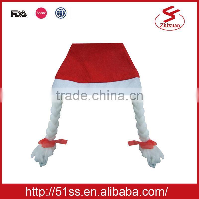 Wholesale felt decoration fashion hat for xmas decoration 30x40cm