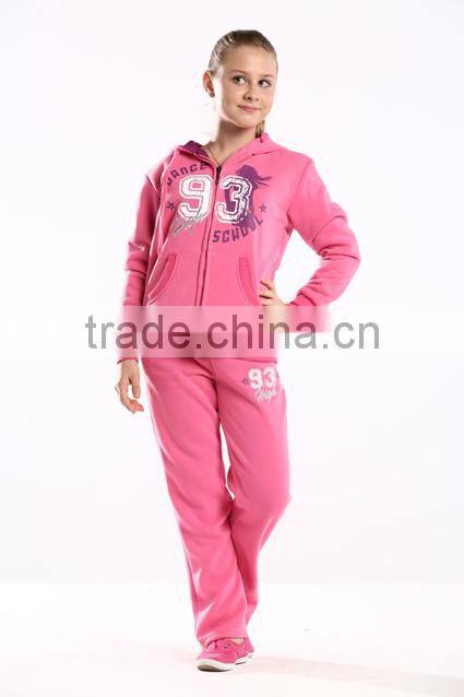 2015 latest design cheap fleece sets wholesale childrens clothes for girl