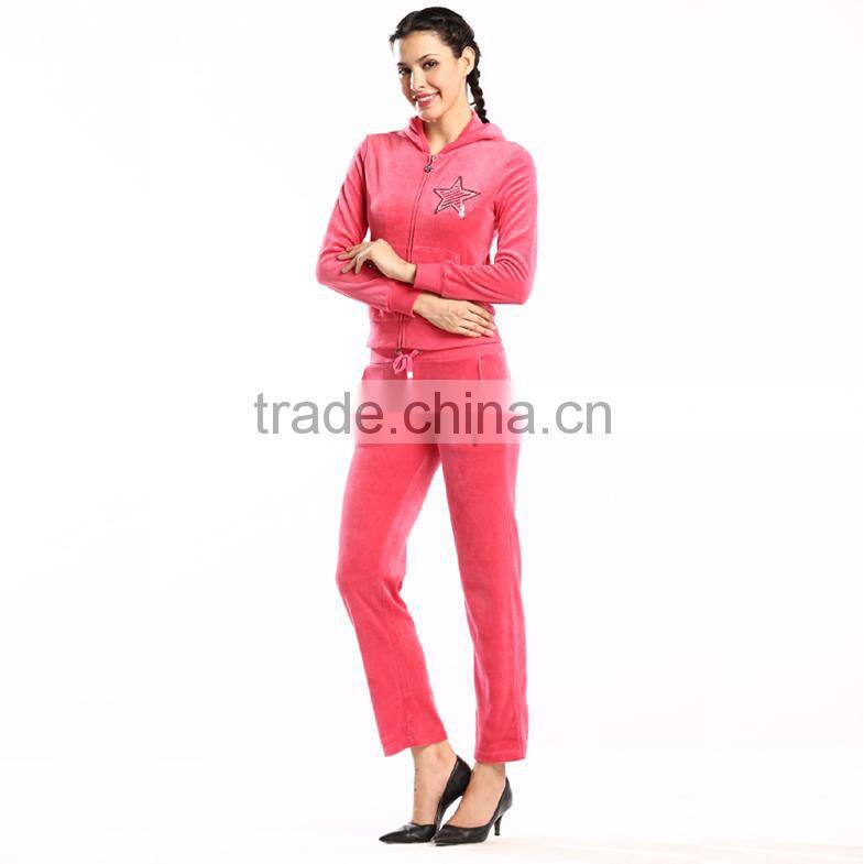 2016 fashion velour china wholesale women apparel