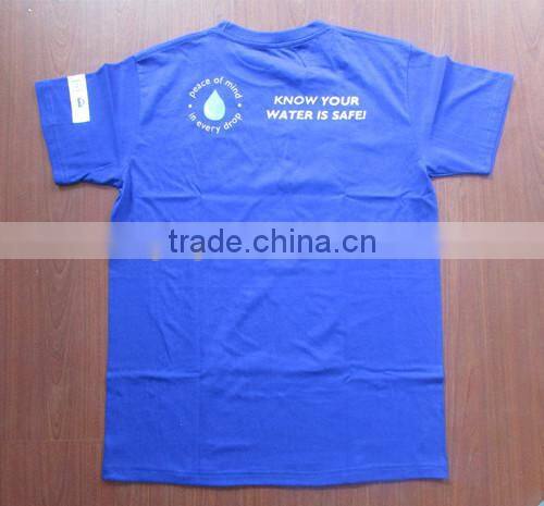 Short sleeve t shirt for men,with logo printing design,OEM service cotton t shirt sale