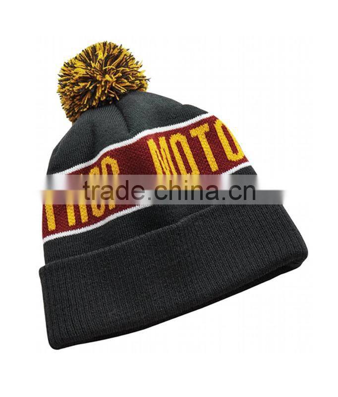 Professional Multifunctional heavy beanie with pom
