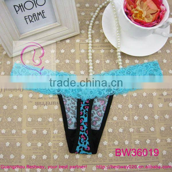 Super fashion thongs fancy leopard printed thongs