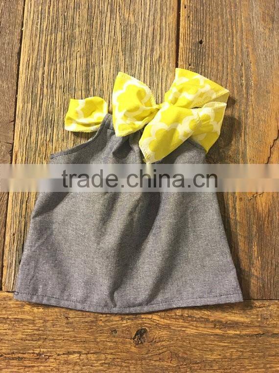 2017 boutique smocked girls clothing rampers printing ruffle baby clothes clothing set