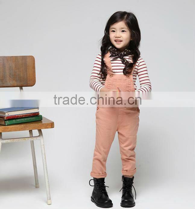 100%cotton children suspender trousers 2-12 years latest designs