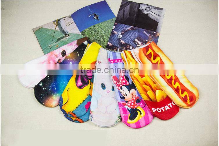 Custom wholesale sublimation socks manufacturer 3d printed