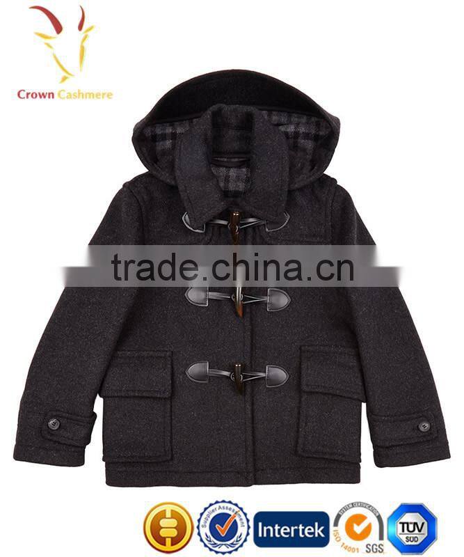 Girls Kids Cashmere Cardigans Coat with Button