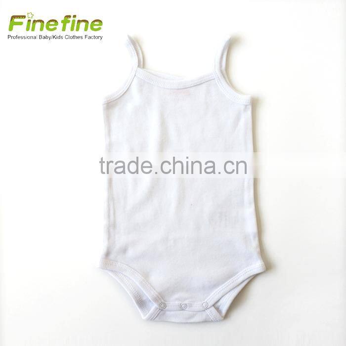 Design Smocked Baby Clothes Plain Cotton Baby Romper