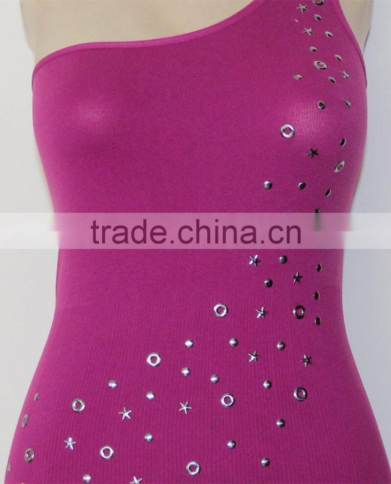 diamonds ironning seamless ladies fashion camisole top