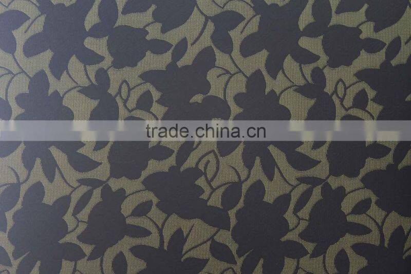 Wholesale good quality home textile, leaf design woven fabric