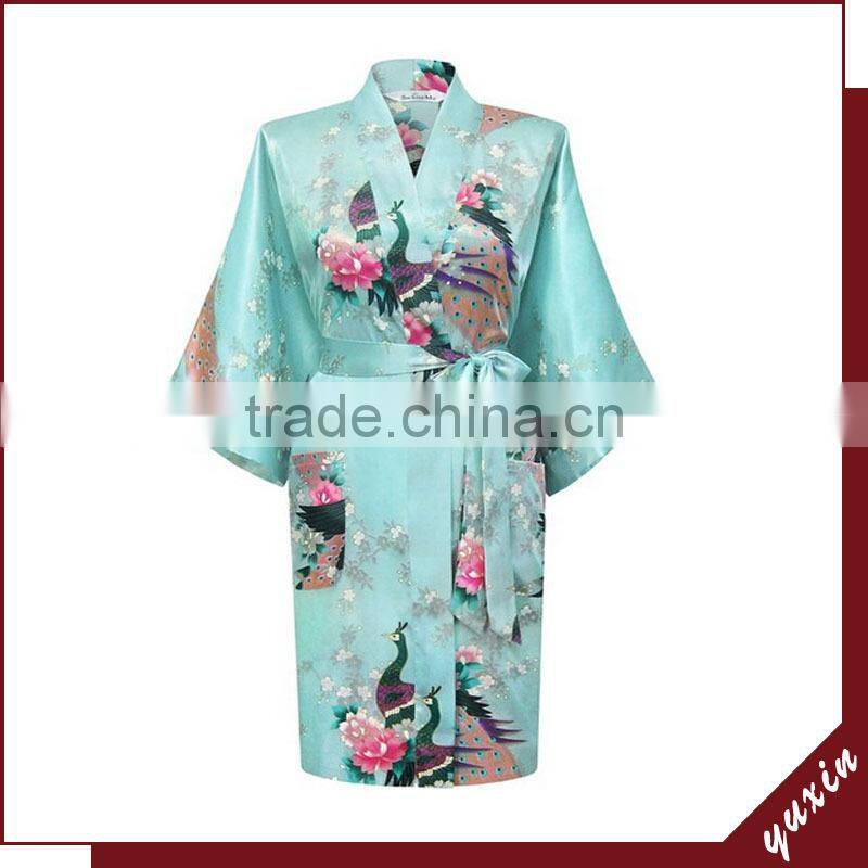 robe dubai turkey Stock Woman Sleepwear / Kimono Bathrobe KS0008
