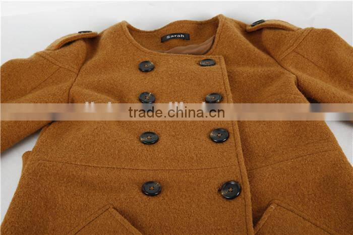 2015 Latest Russian Winter Design Elegant Lady Fashoin Coat