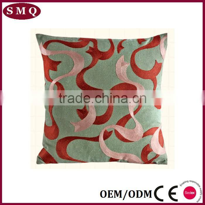 fancy tropical hand embroidery design cushion covers