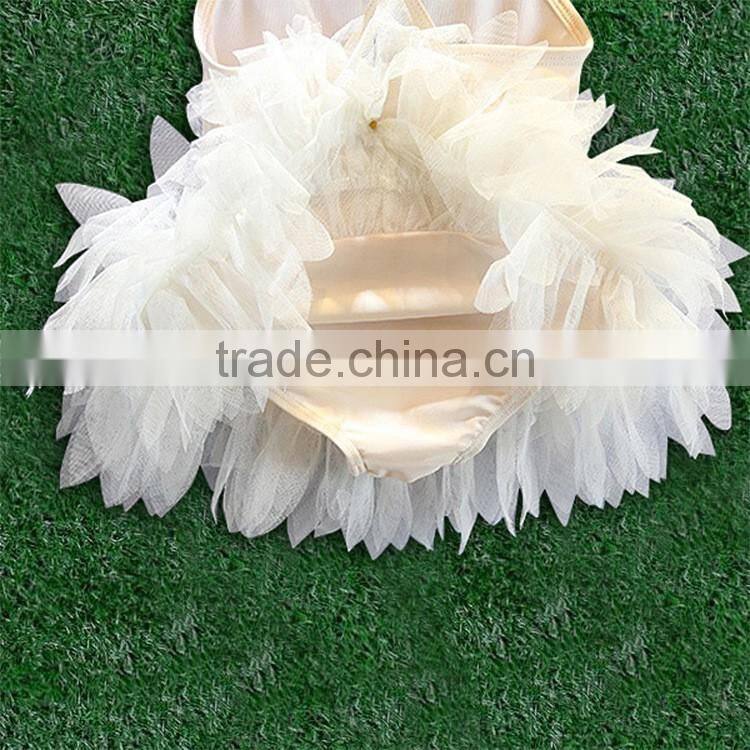 16 new children's swimsuit girls swimwear child cygnet baby ballet tutu style swimsuit
