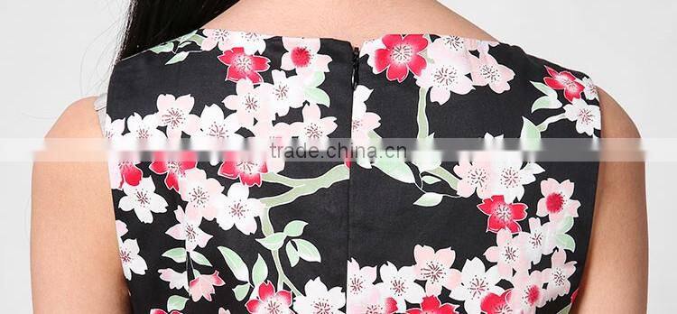 Fashion latest women dresses sexy summer bodycon printed one piece dress latest