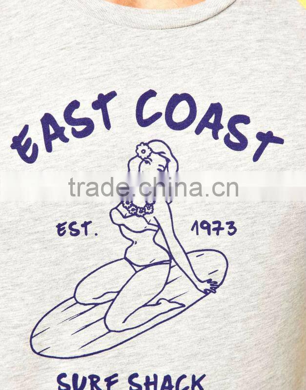 Contrast Sleeve Tee Shirts