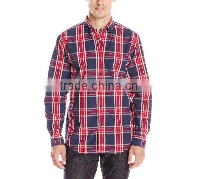 OEM China manufacturer customise check pattern latest shirt designs for men in india