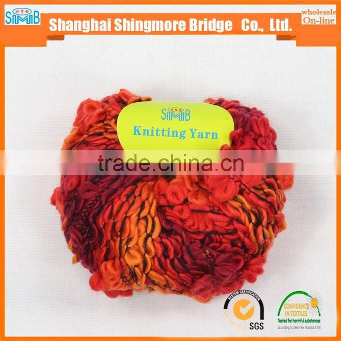 2016 new fashion yarn supplier hot wholesale acrylic flowers knitting yarns for summer new fashion