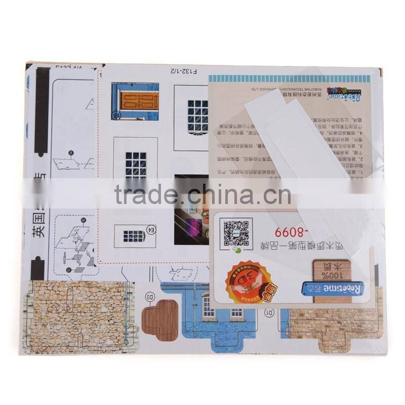 DIY Wood Assembling Toys Wooden Model Of Three-dimensional 3D Puzzle Educational Toys for Children Castle Model Jigsaw Puzzle