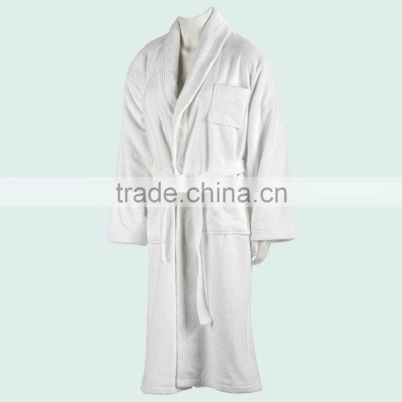 Hotel velour bathrobe
