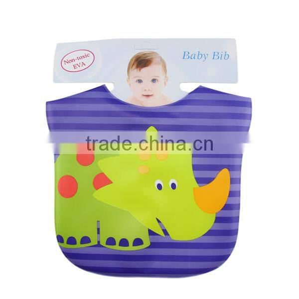 new design waterproof non-toxic EVA soft baby bibs