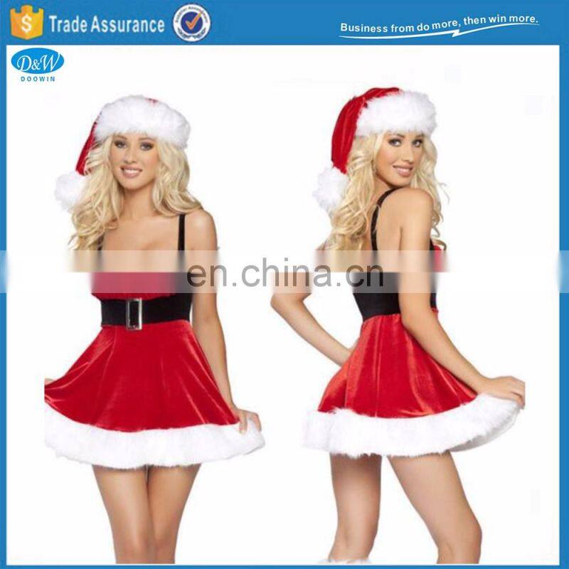 Sexy Ms Santa Claus Fancy Party Dress Outfit