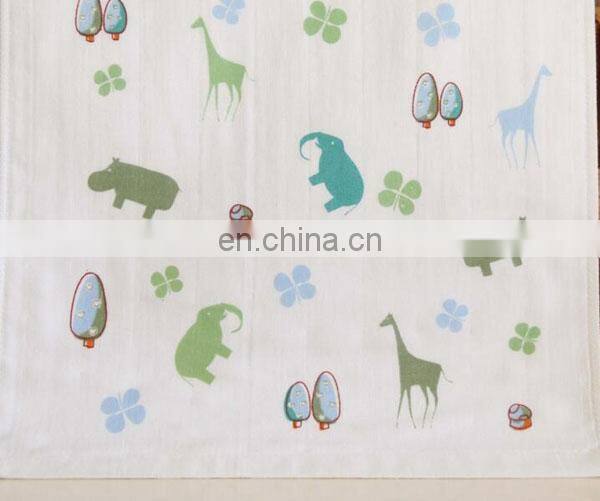 double layers gause style adult face towel printed