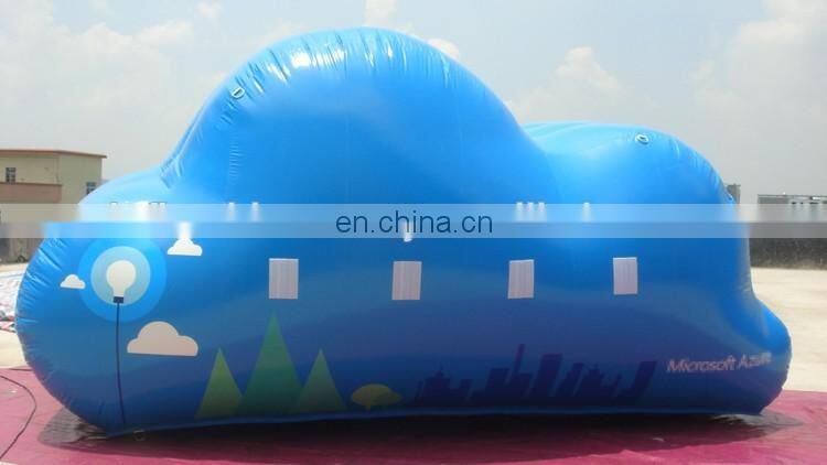 Blue Or Other Colors Inflatable Cloud For Advertising