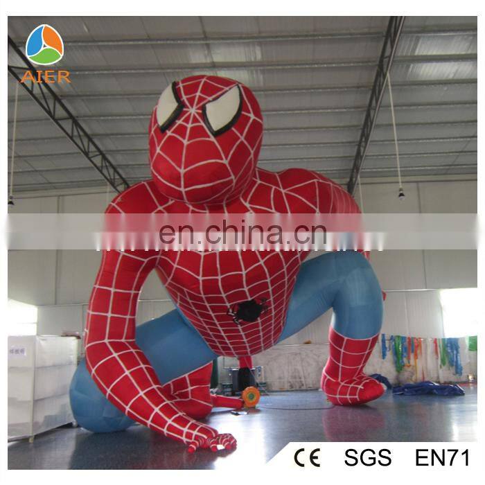 Hot sale Inflatable Spiderman shape , Giant inflatable shapes for sale