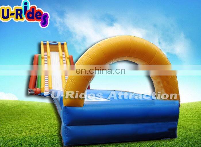 40m inflatable dry slide for water park