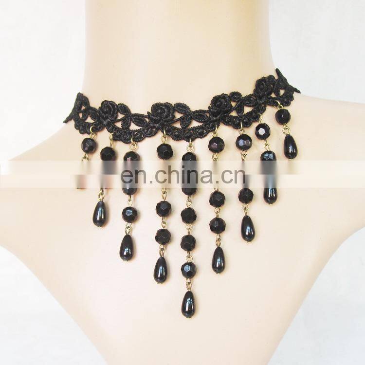 wholesale women jewelry lace pendant necklace