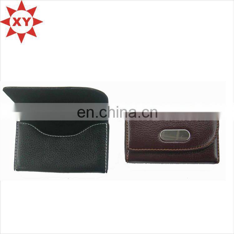 custom red black PU sim card holder