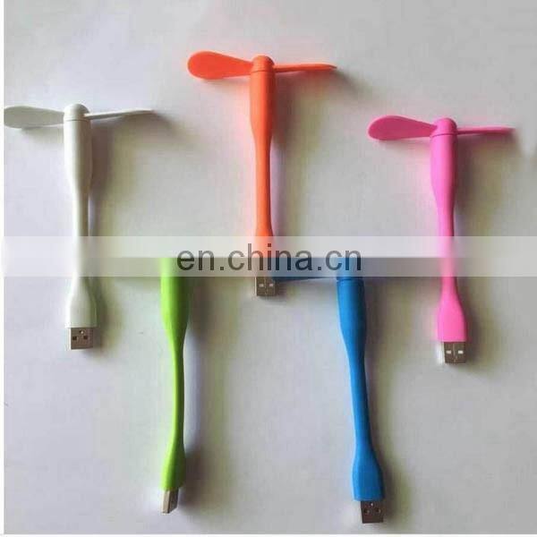 Flexible USB Mini Fan Portable USB Fan with Strong Wind