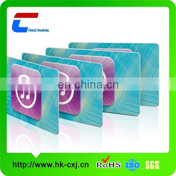 CR80 Customer Matte Finish Plastic PVC Sample Discount Card