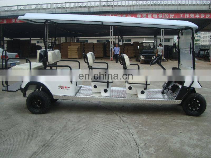 Electric 8 passenger golf cart for sale | Sightseeing car | for Southeastern Asia market