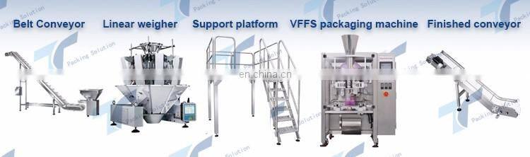 Canton Fair Best Selling Automatic Vertical Form Fill Seal Food Packing Machine With Multihead Weigher
