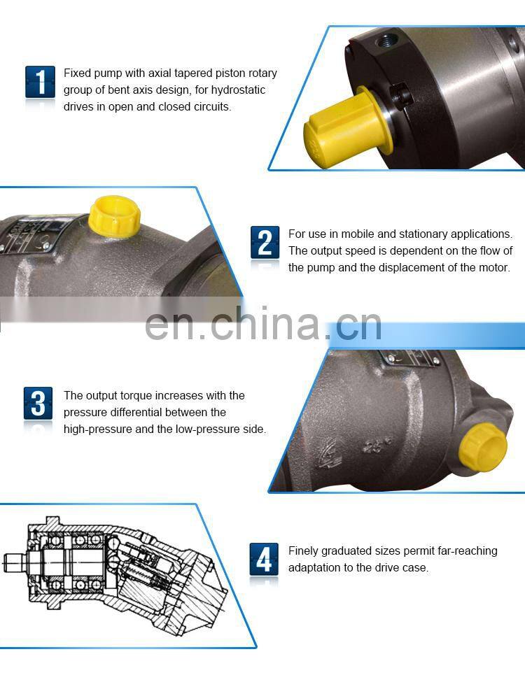 Supply a2f piston hydraulic pump price