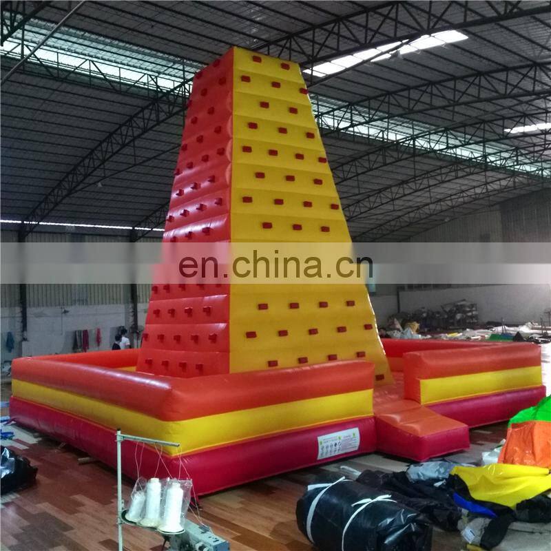 Mobile cliff climb camp sporting inflatable rock slide for Children amusement parks