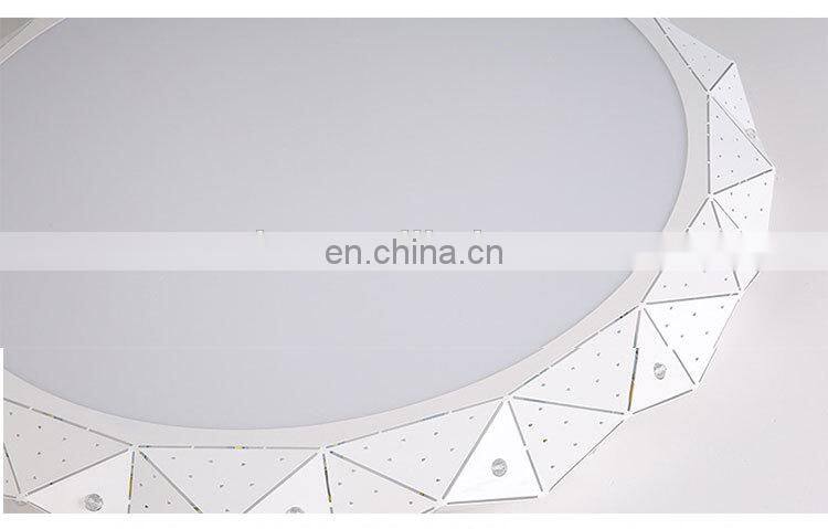 Modern Simple Round LED Living Room Ceiling Light Creative Acrylic Bedroom Lighting