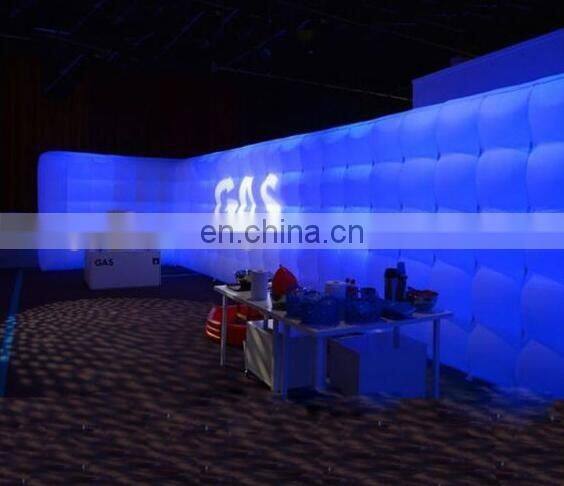 Commercial Led Lighting Indoor Wall/Inflatable Partition/Inflatable Photo Booth Wall