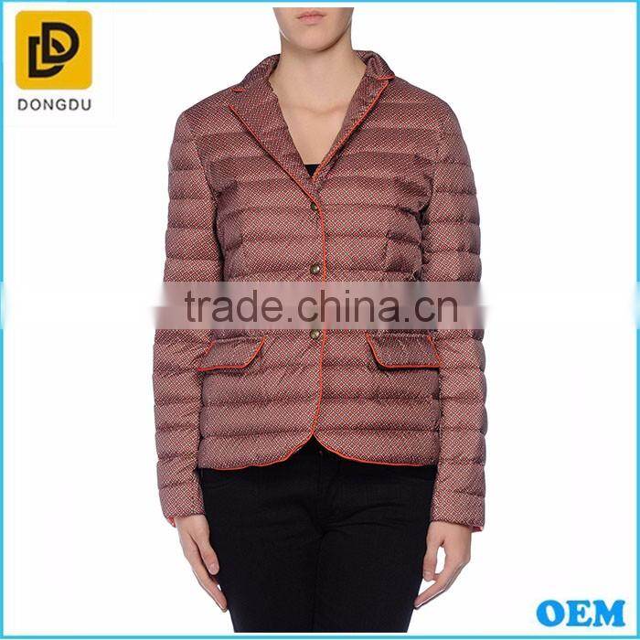 Wholesale best quality comfort black stand collar waterproof fitness women winter coats women